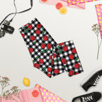 Cherry Gingham Capris