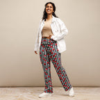 Cherry Gingham Flare Leggings