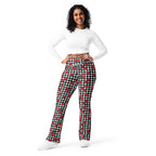 Cherry Gingham Flare Leggings