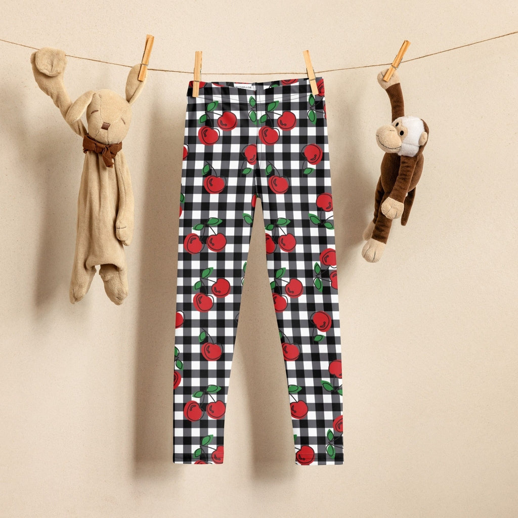 Cherry Gingham Kid's Leggings