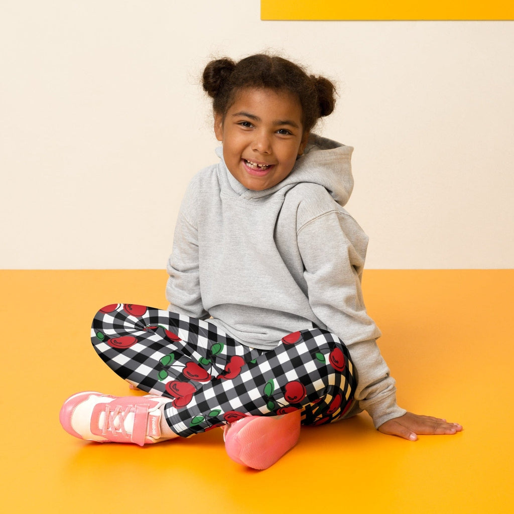 Cherry Gingham Kid's Leggings