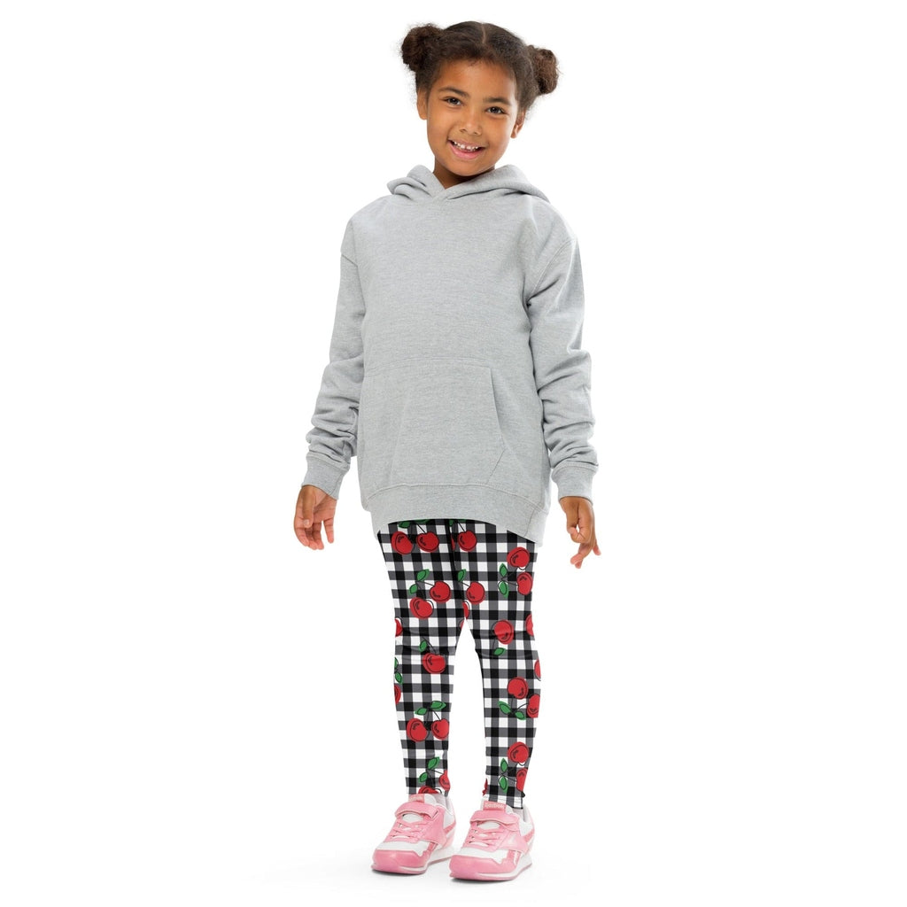 Cherry Gingham Kid's Leggings