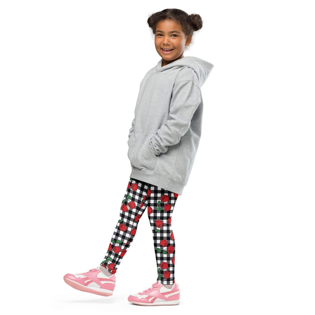 Cherry Gingham Kid's Leggings