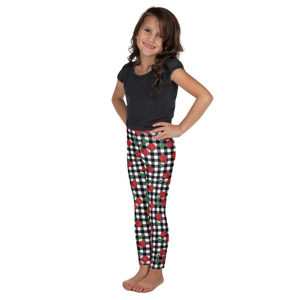 Cherry Gingham Kid's Leggings