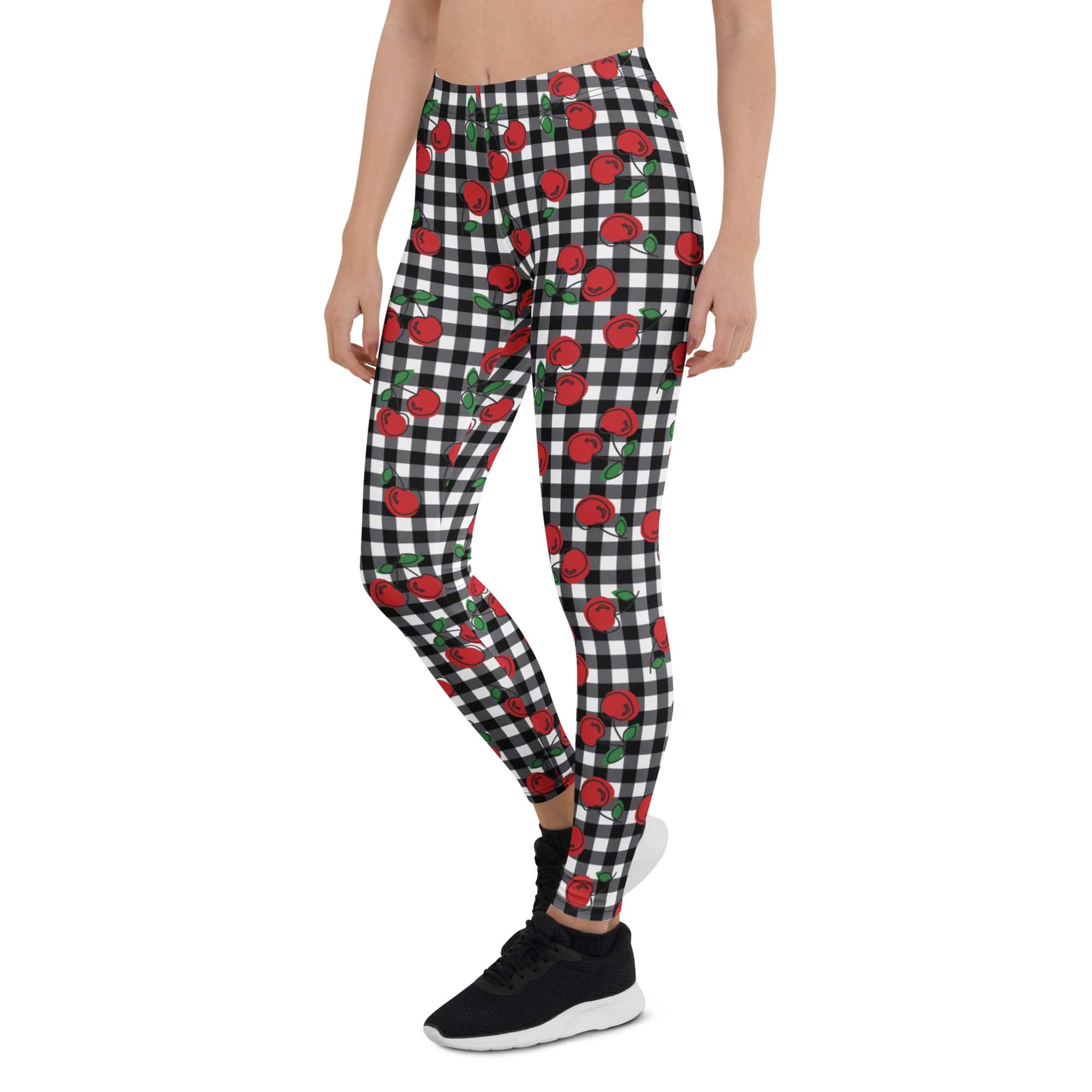 Cherry Gingham Leggings