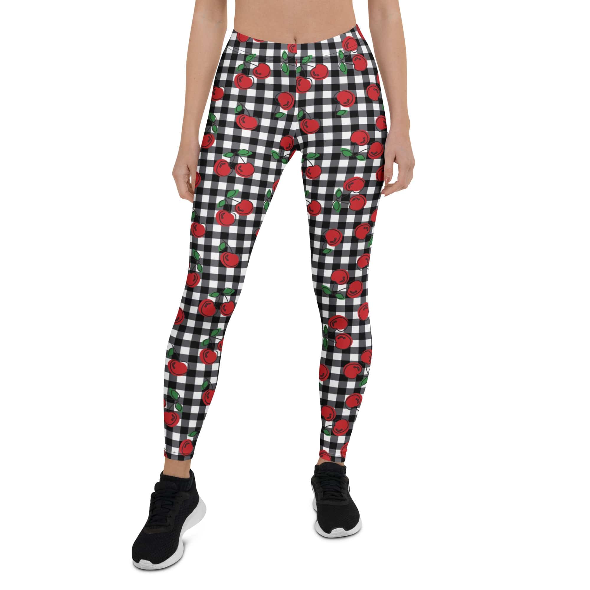 Cherry Gingham Leggings