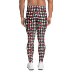 Cherry Gingham Men's Leggings