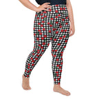 Cherry Gingham Plus Size Leggings