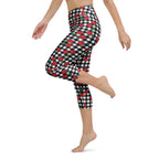 Cherry Gingham Yoga Capris