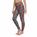 Cherry Gingham Yoga Leggings