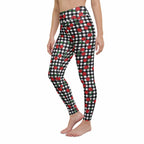 Cherry Gingham Yoga Leggings