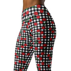 Cherry Gingham Yoga Leggings