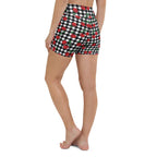 Cherry Gingham Yoga Shorts