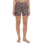 Cherry Gingham Yoga Shorts