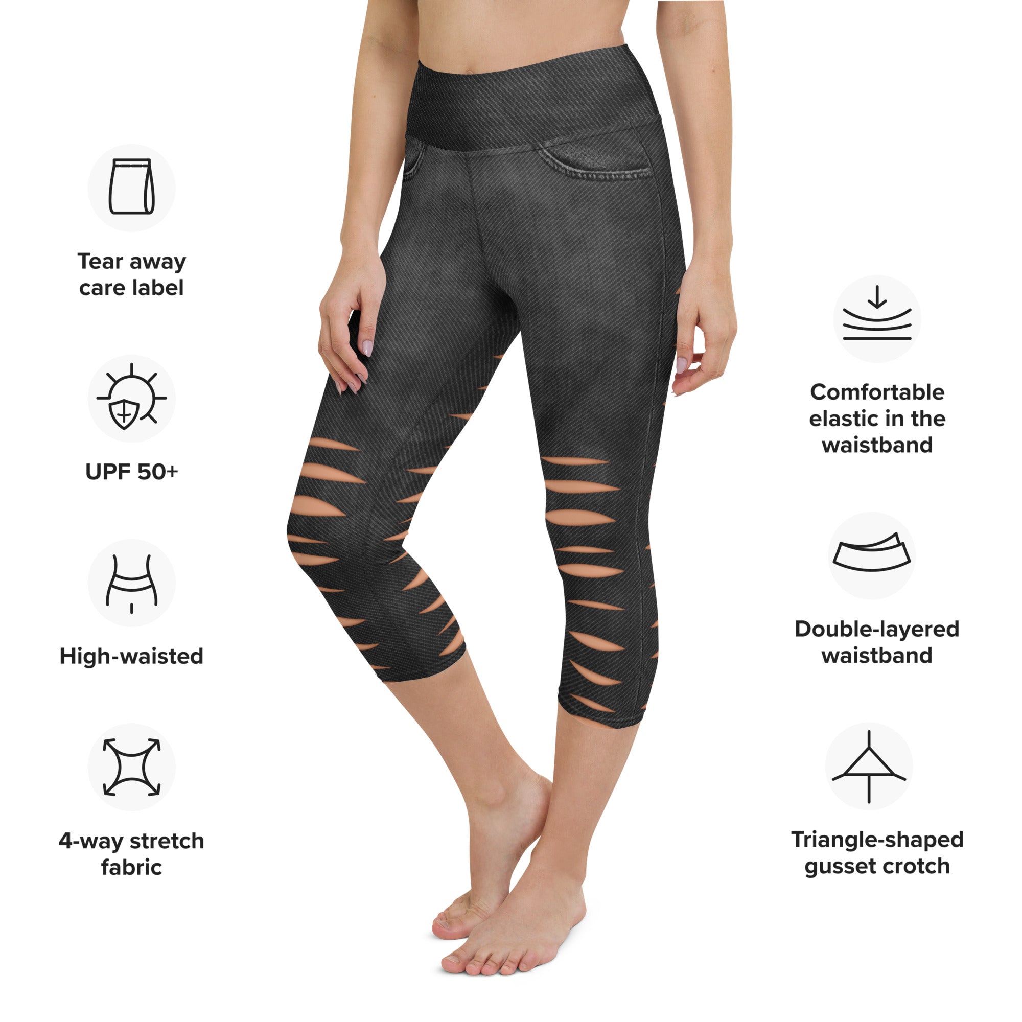 Chic Slits Yoga Capris