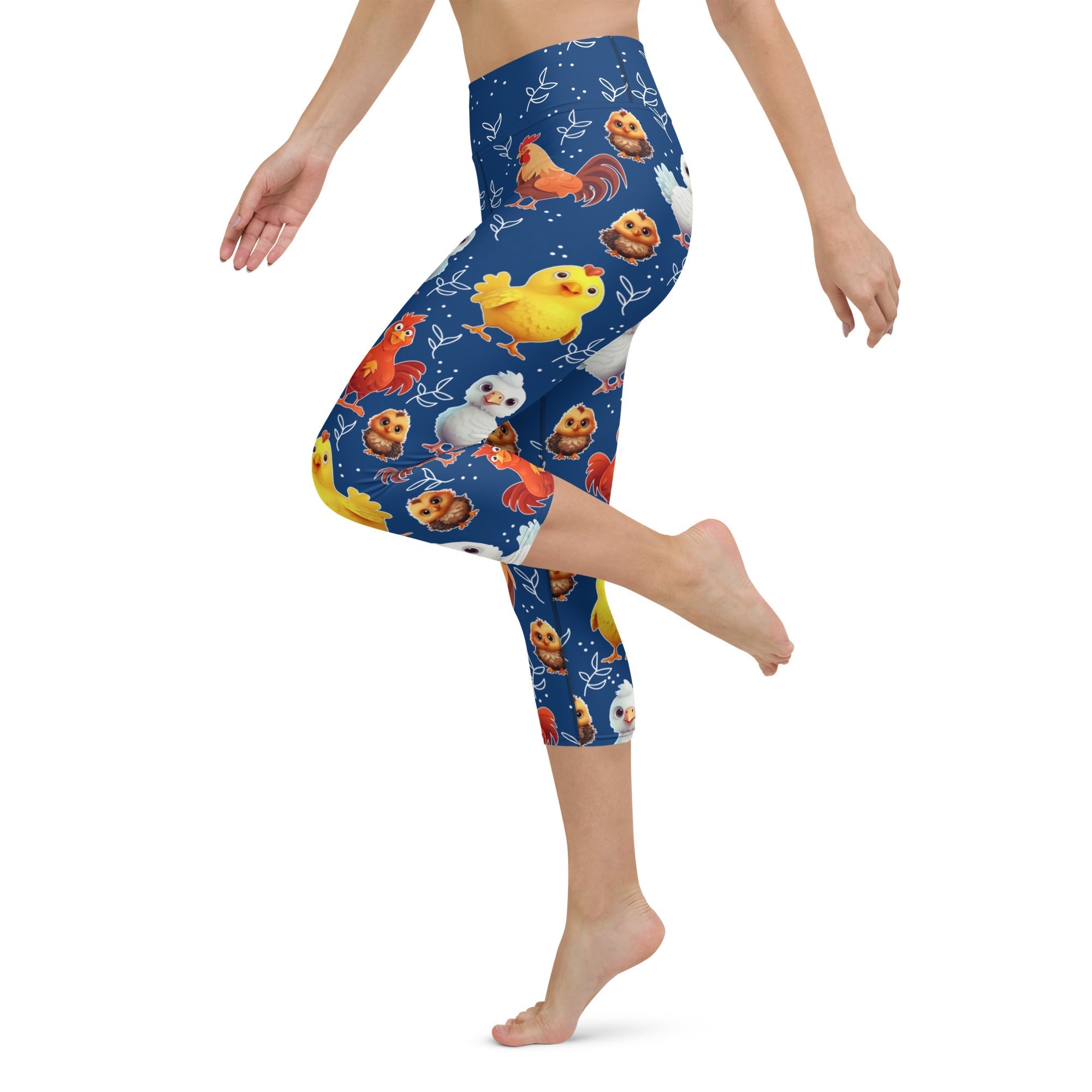 Chicken Yoga Capris