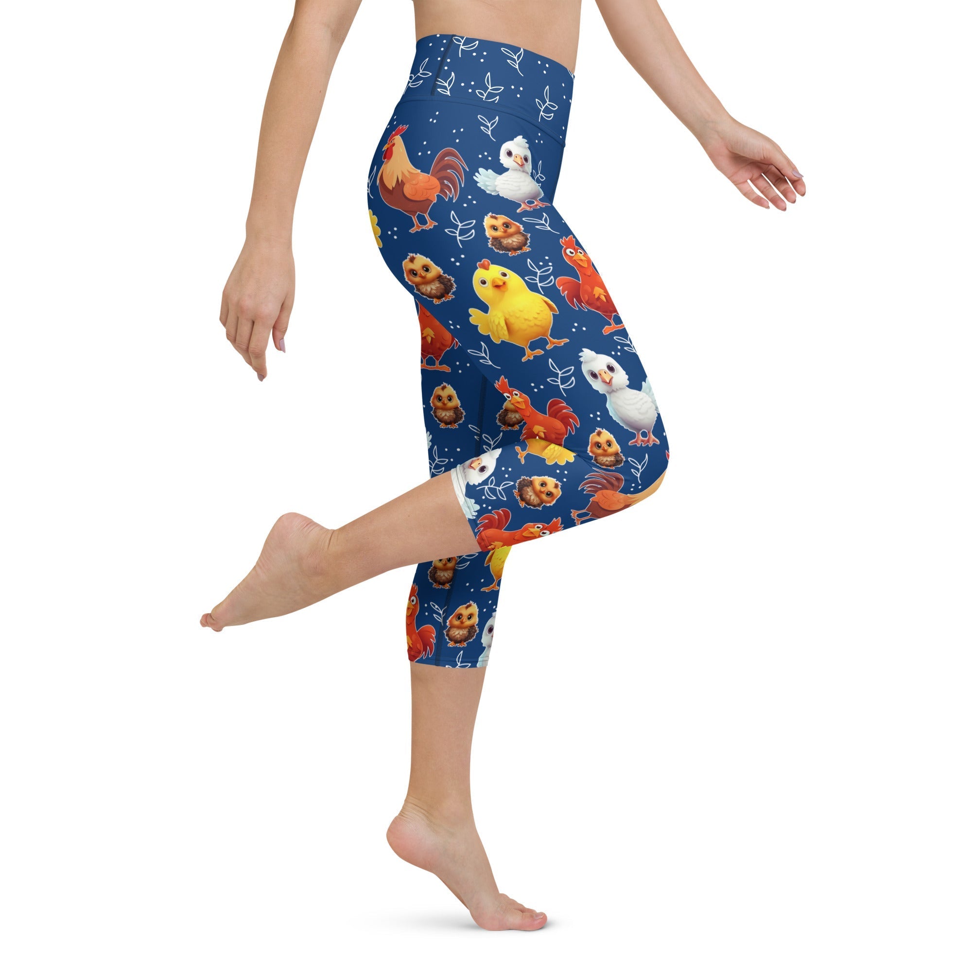 Chicken Yoga Capris