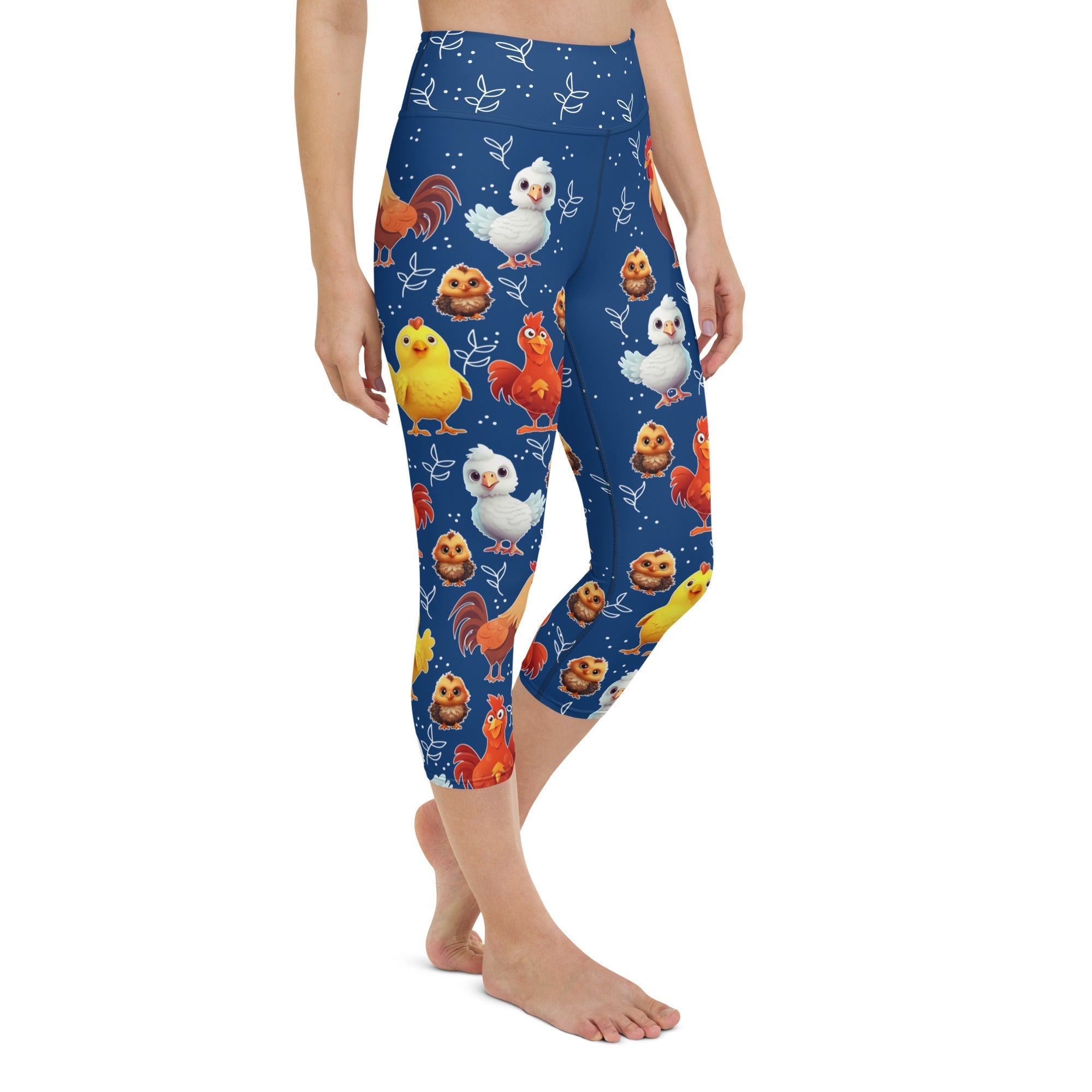 Chicken Yoga Capris