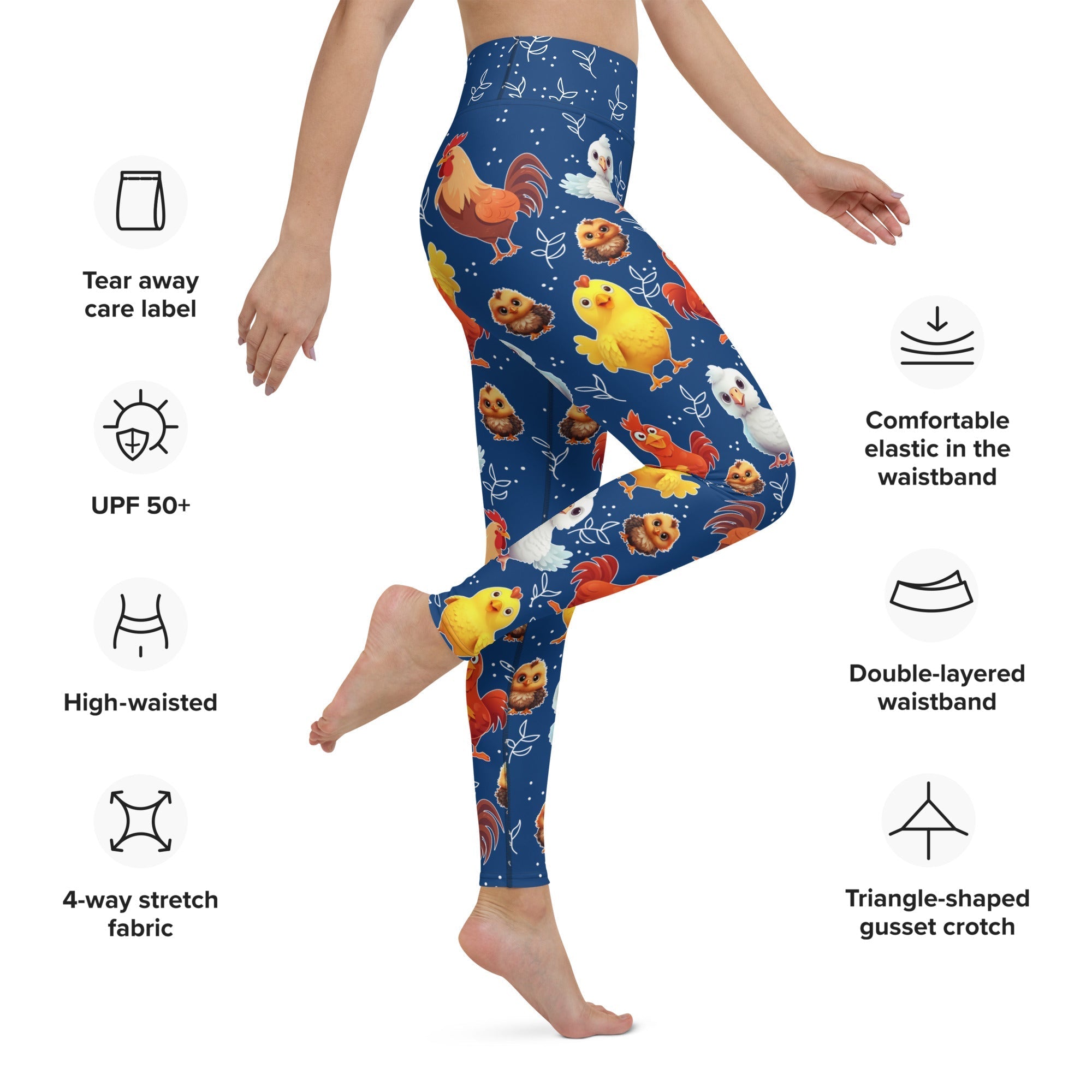 Chicken Yoga Leggings