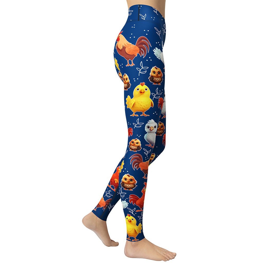 Chicken Yoga Leggings