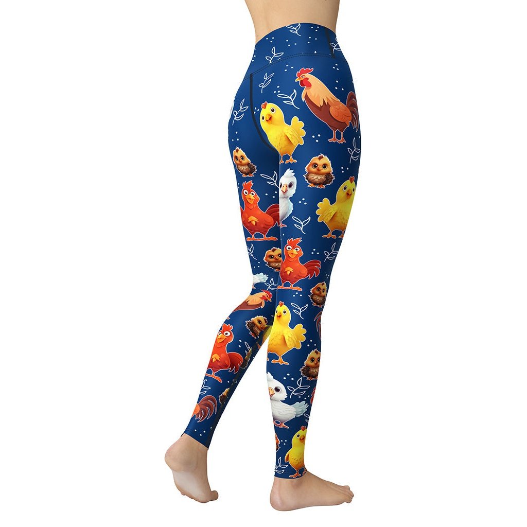 Chicken Yoga Leggings