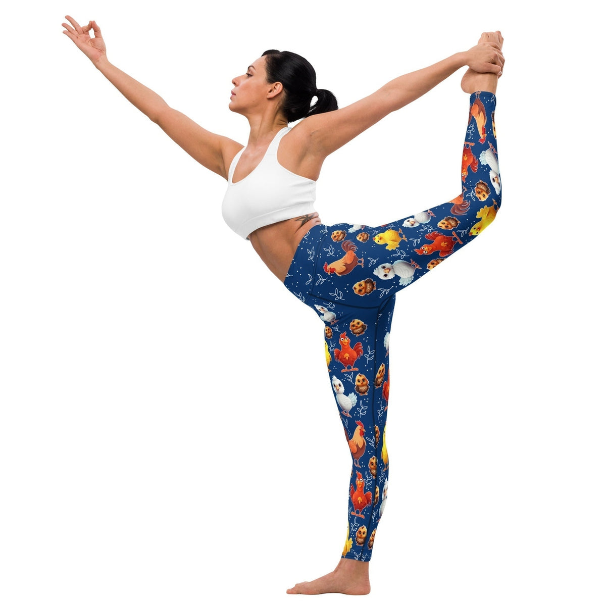 Chicken Yoga Leggings