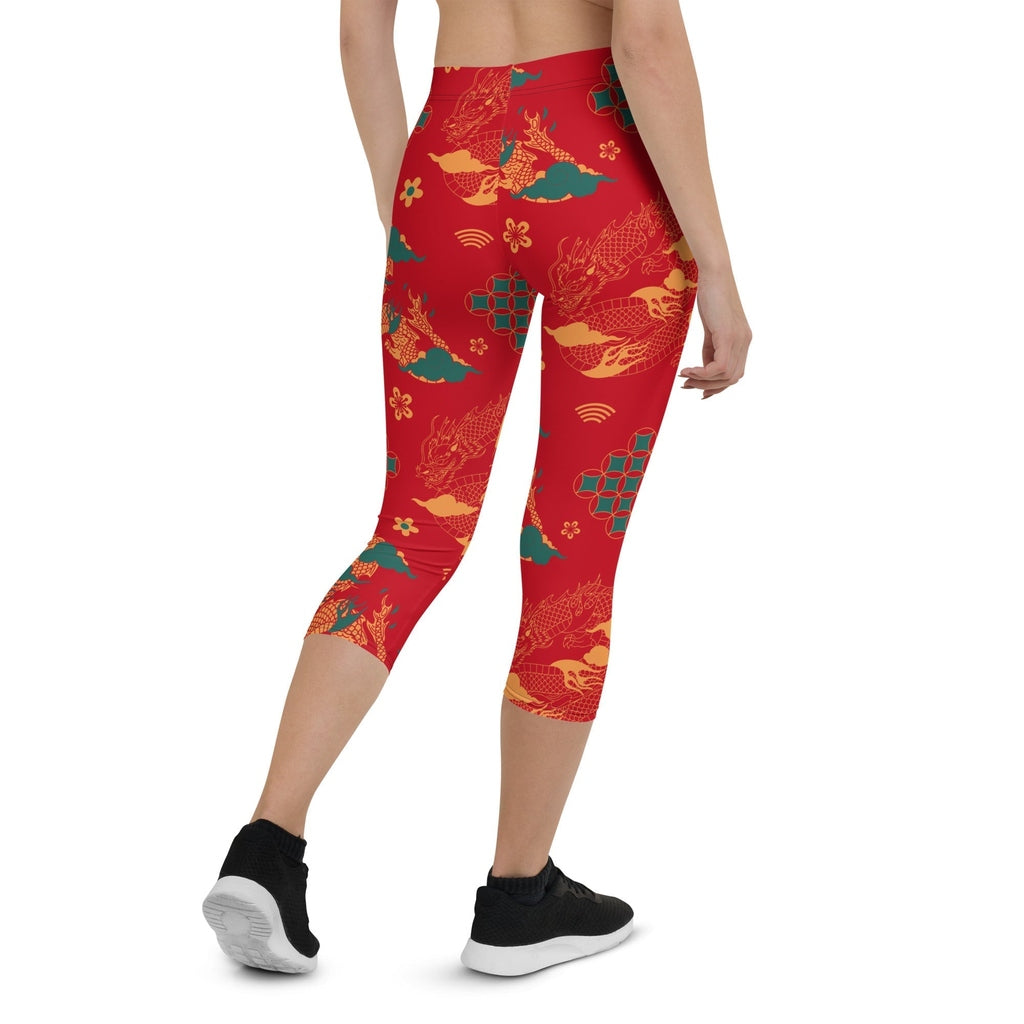 Chinese Dragon Capris