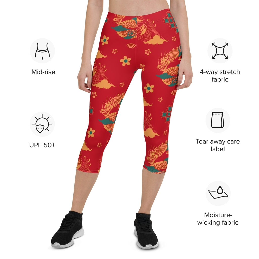 Chinese Dragon Capris