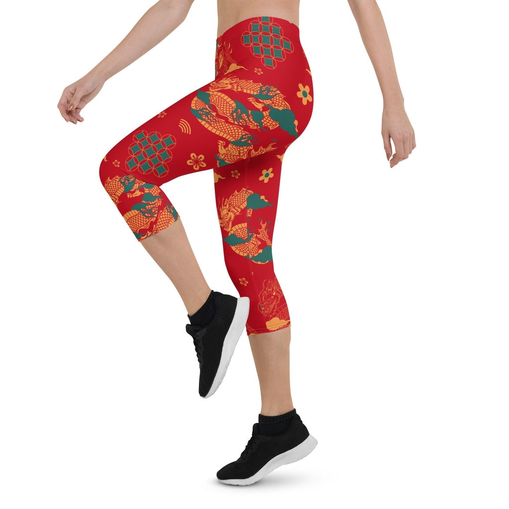 Chinese Dragon Capris
