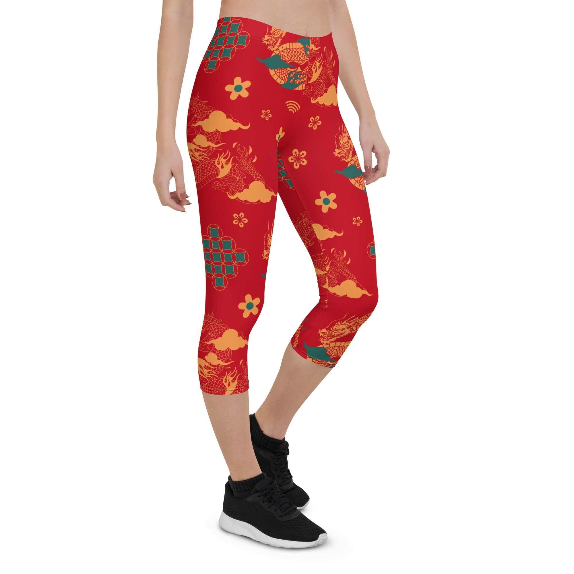 Chinese Dragon Capris