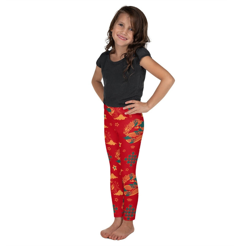 Chinese Dragon Kid's Leggings