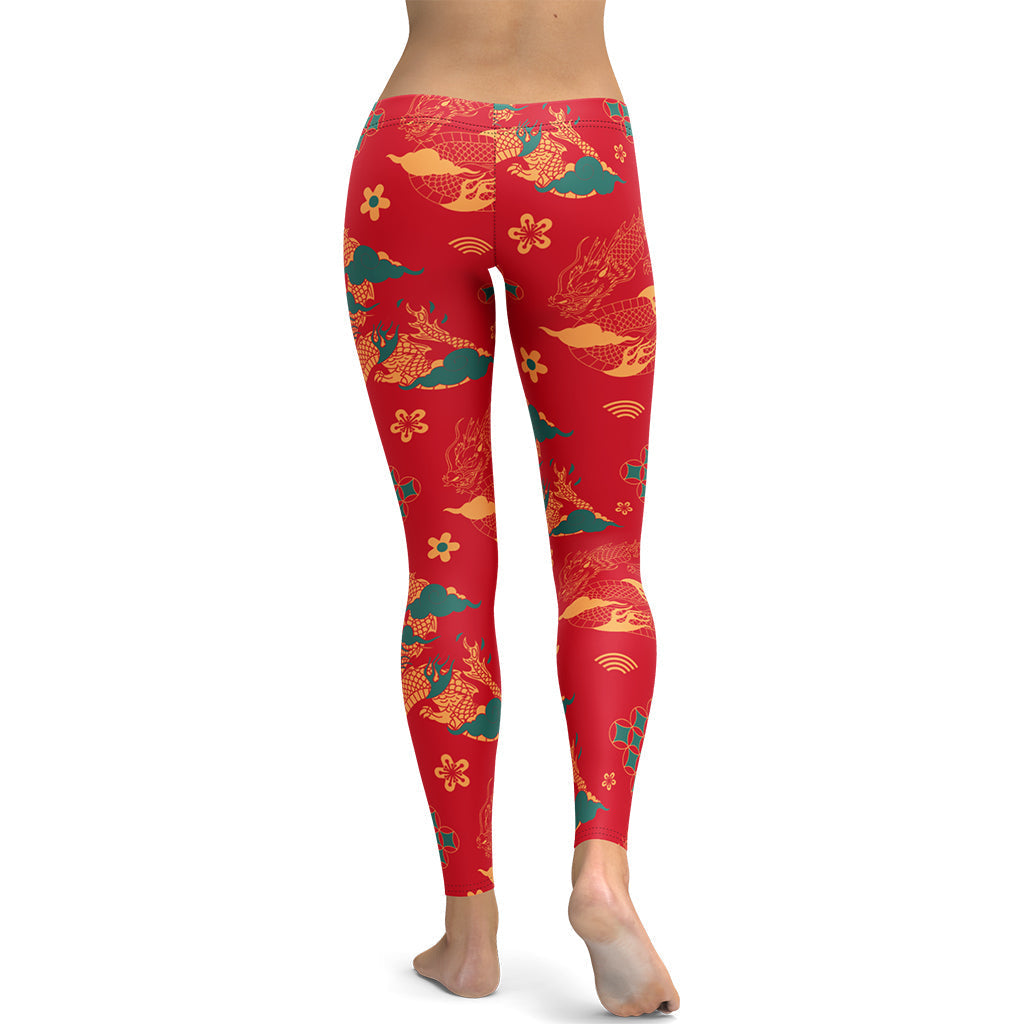 Chinese Dragon Leggings