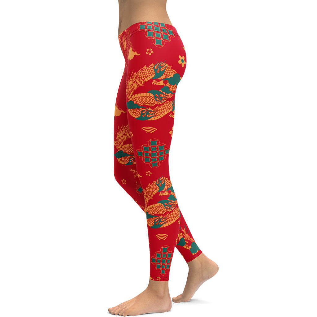 Chinese Dragon Leggings
