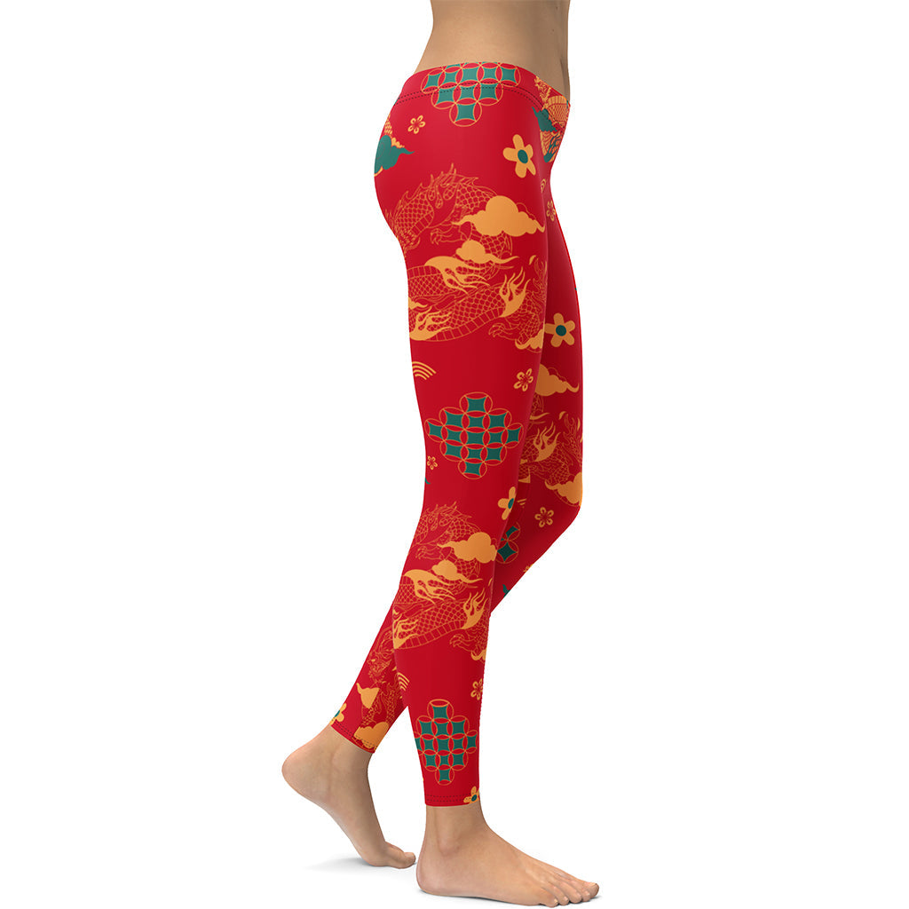 Chinese Dragon Leggings
