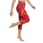 Chinese Dragon Yoga Capris