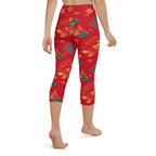 Chinese Dragon Yoga Capris