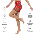 Chinese Dragon Yoga Shorts