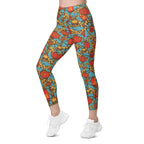 Chinese Festive Leggings With Pockets