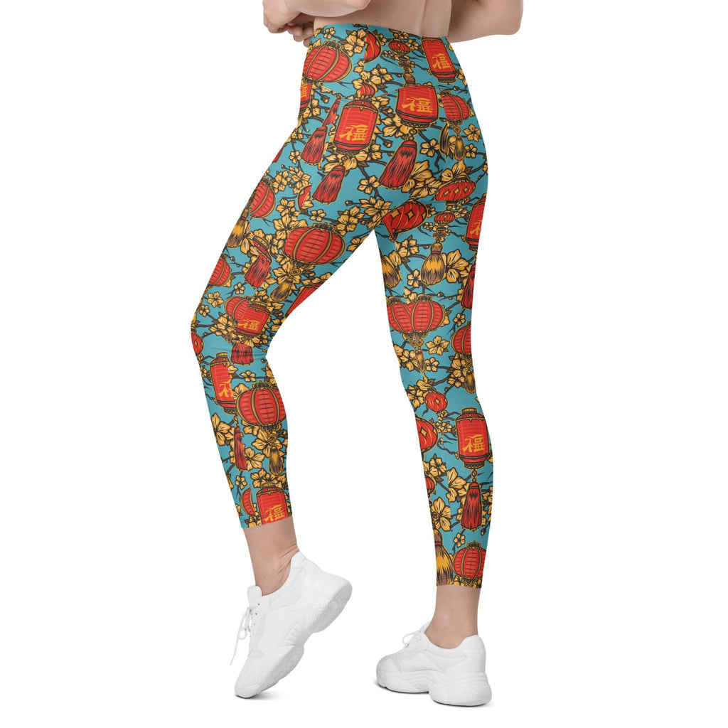 Chinese Festive Leggings With Pockets