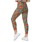 Chinese Festive Leggings With Pockets