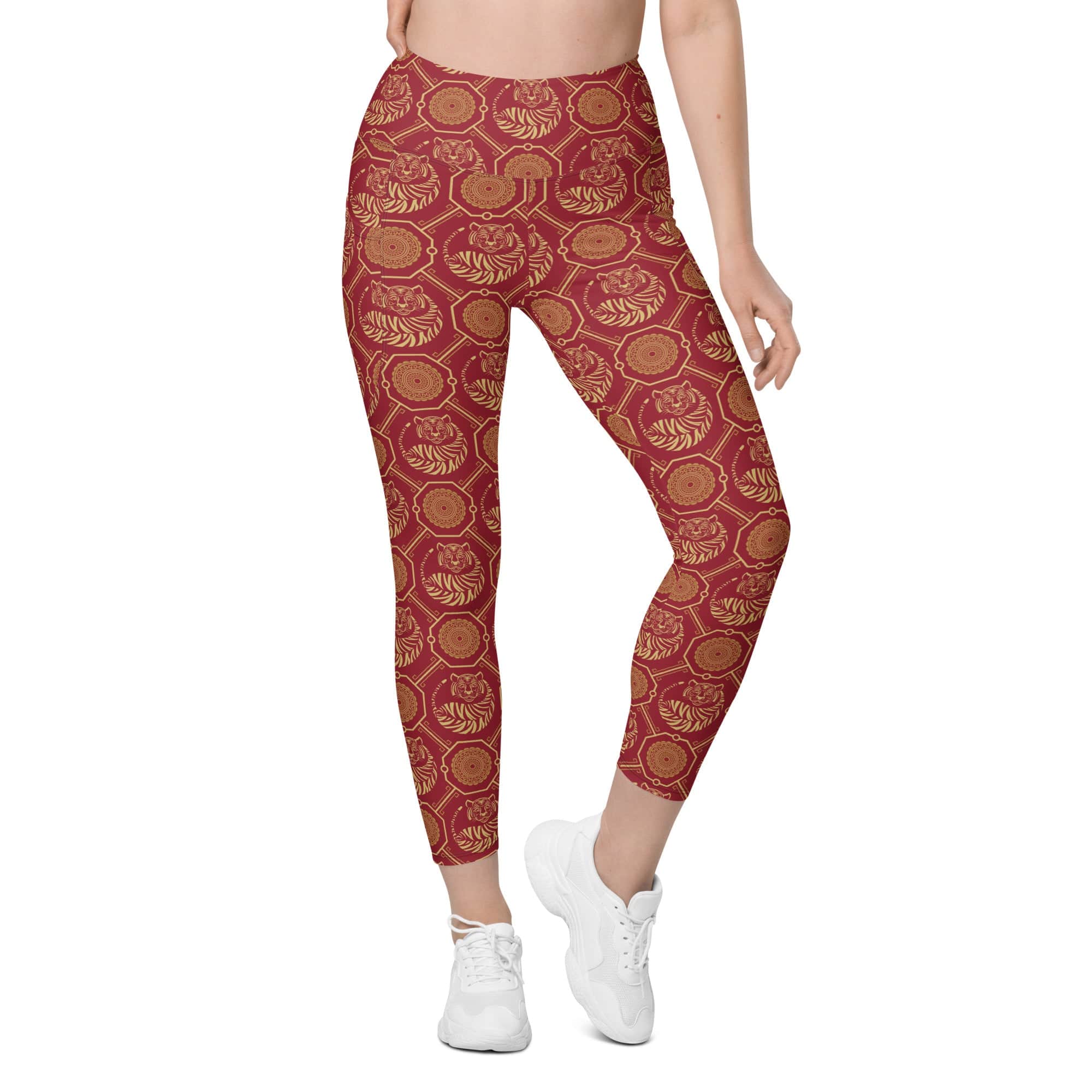 Chinese New Year Leggings With Pockets