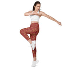 Chinese New Year Leggings With Pockets
