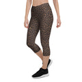 Chocolate Leopard Capris