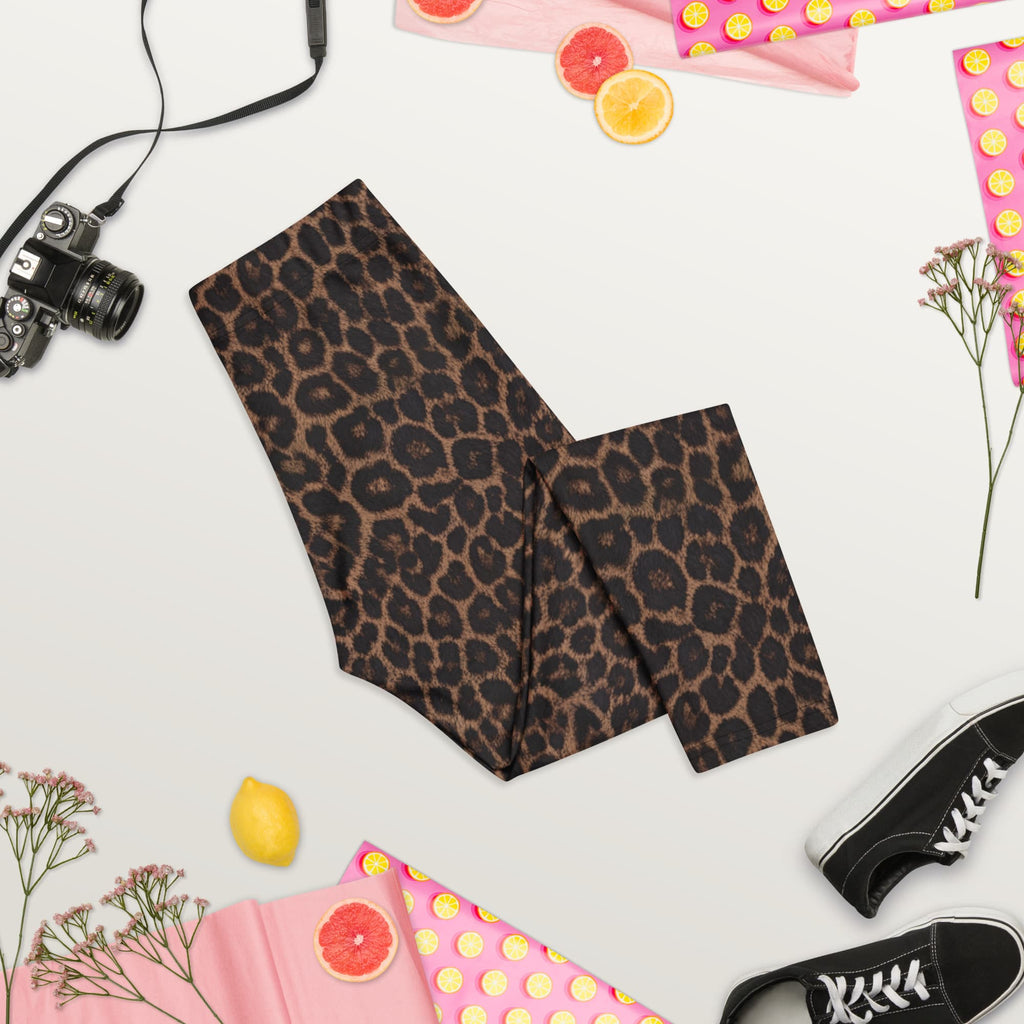 Chocolate Leopard Capris