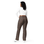 Chocolate Leopard Flare Leggings