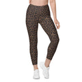Chocolate Leopard Leggings With Pockets