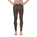 Chocolate Leopard Men's Leggings
