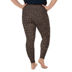 Chocolate Leopard Plus Size Leggings