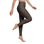 Chocolate Leopard Yoga Leggings