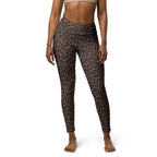 Chocolate Leopard Yoga Leggings